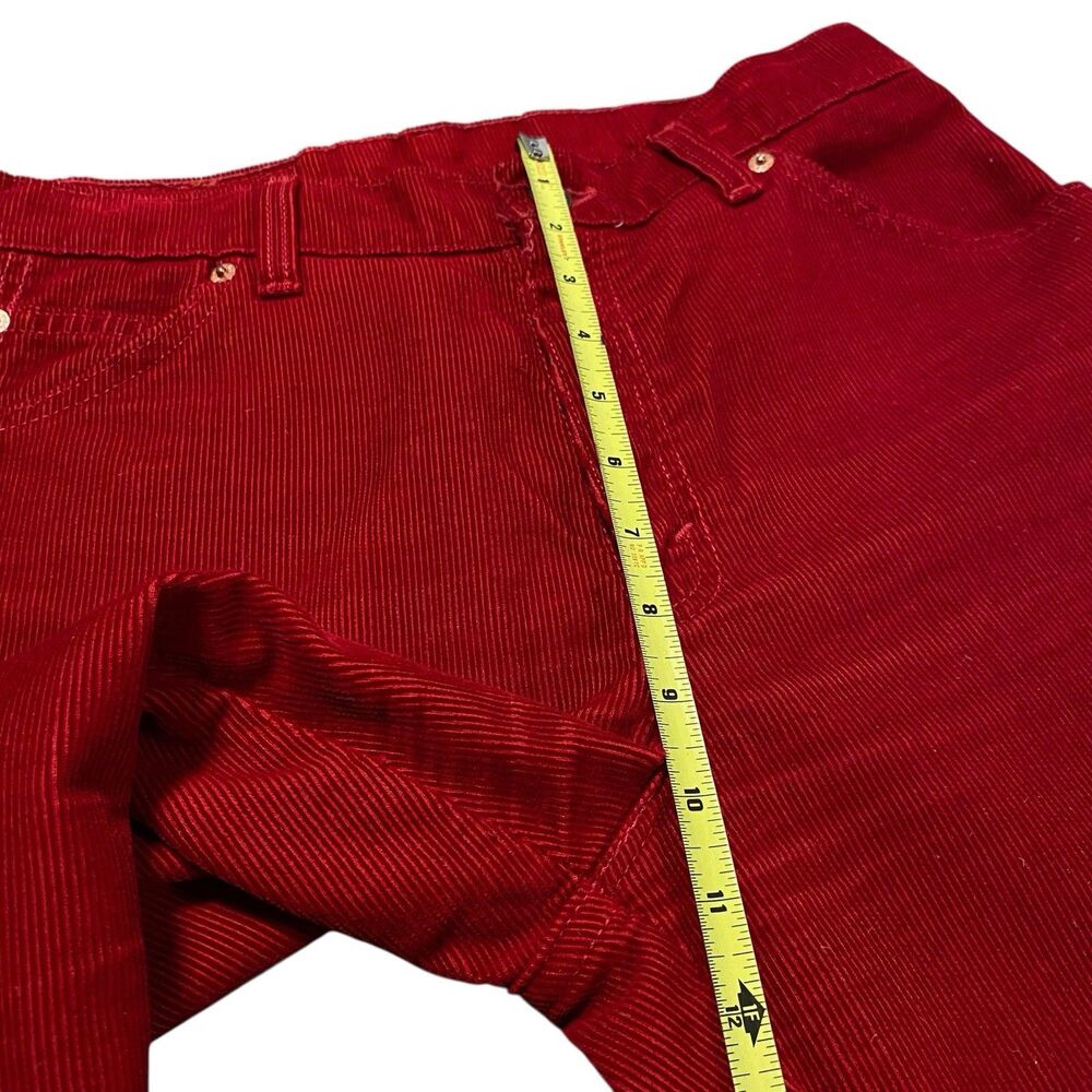 Vintage Women’s Levi’s 910 Corduroy Pants Jeans USA Made 11 Med 30x32 High Rise - Picture 10 of 10